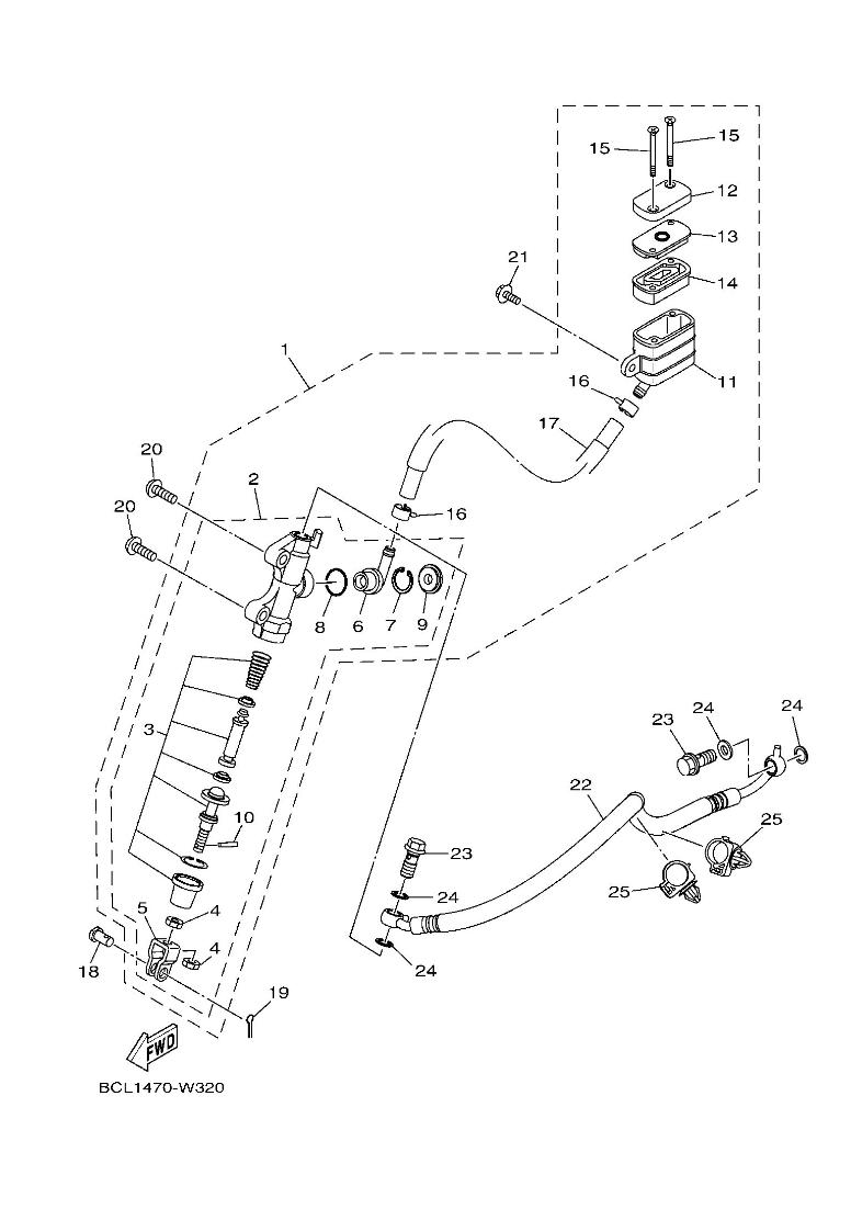 REAR MASTER CYLINDER